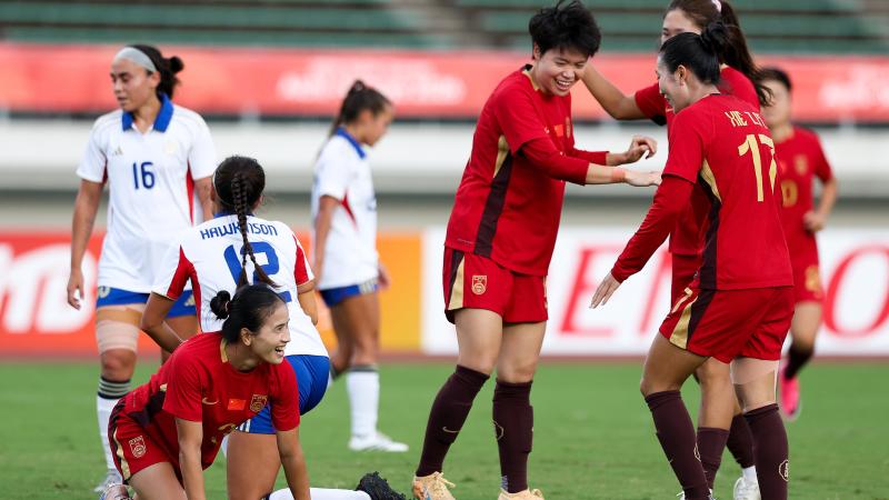 09月21日 亚运女足小组赛G组 中国女足vs菲律宾女足 全场录像【全场录像+集锦】